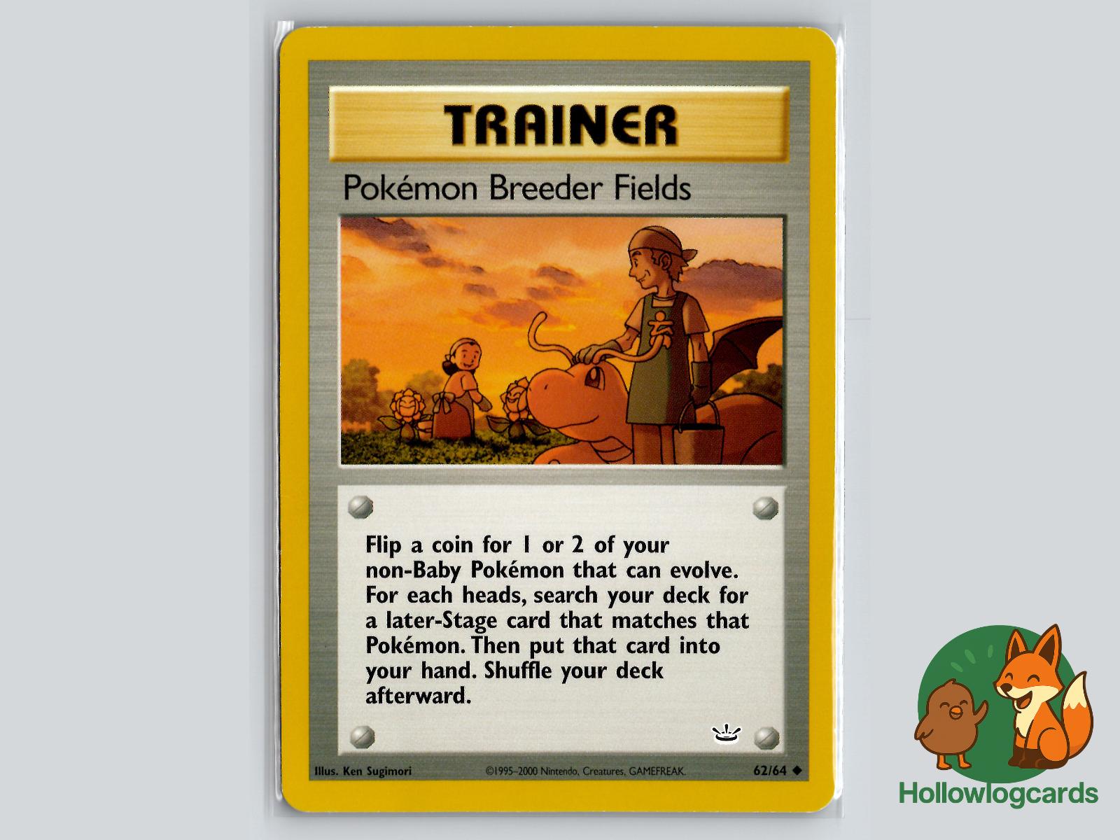 Pokemon Breeder Fields (62/64) - Neo Revelation Pokémon Card