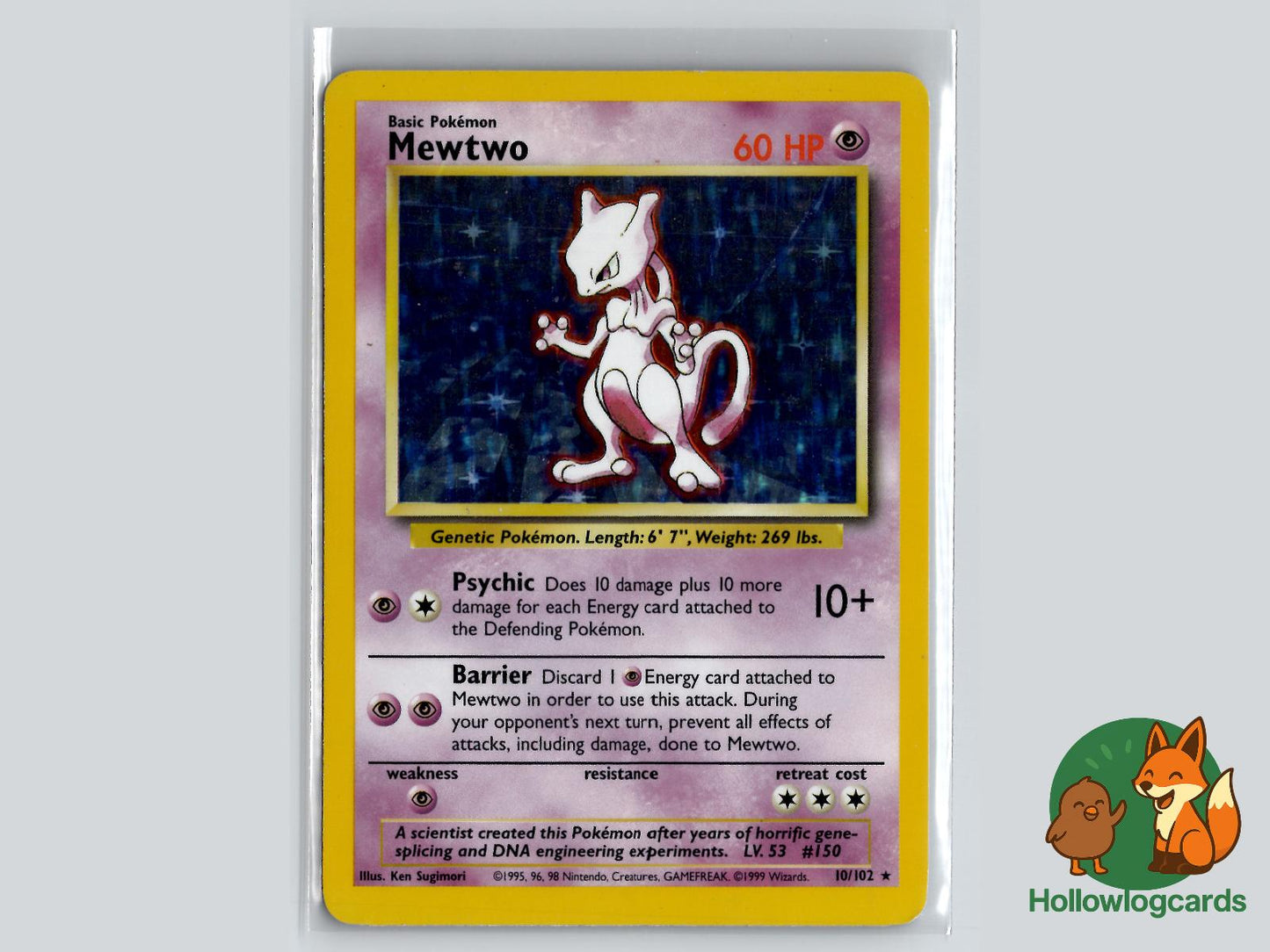 Mewtwo (10/102) - Base Pokémon Card
