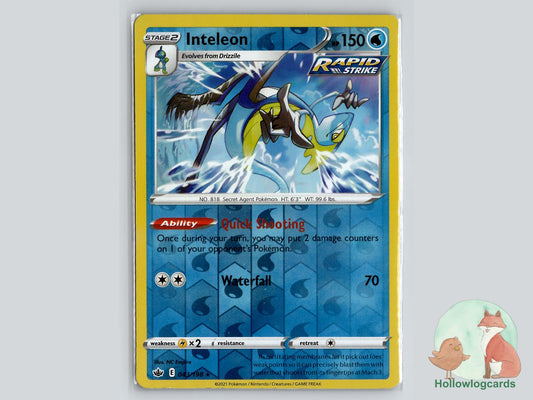 Inteleon (043/198) - Chilling Reign Pokémon Card
