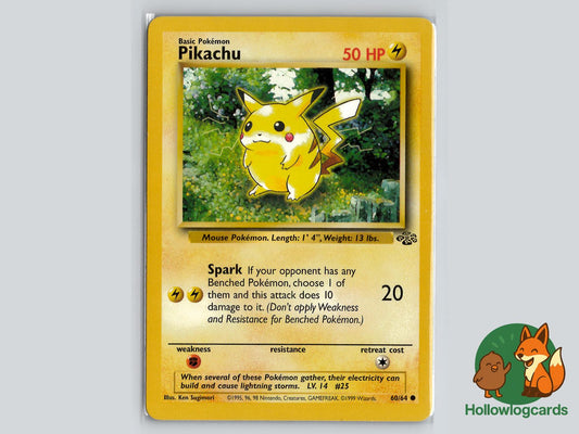 Pikachu (60/64) - Jungle Pokémon Card