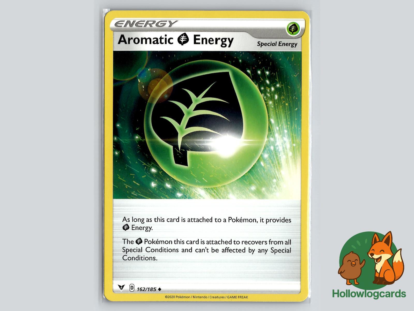Aromatic Grass Energy (162/185) - Vivid Voltage Pokémon Card