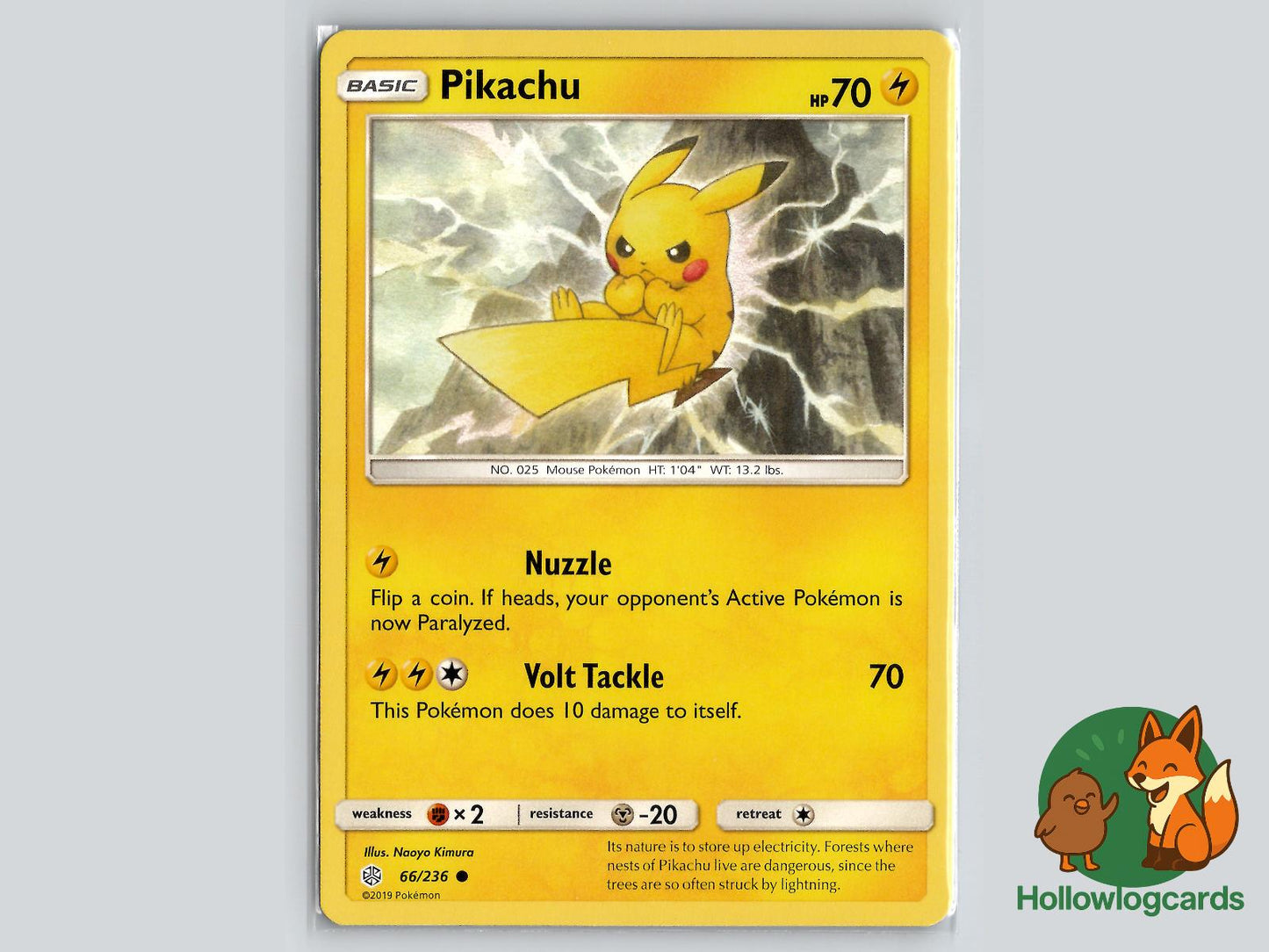 Pikachu (66/236) - Cosmic Eclipse Pokémon Card