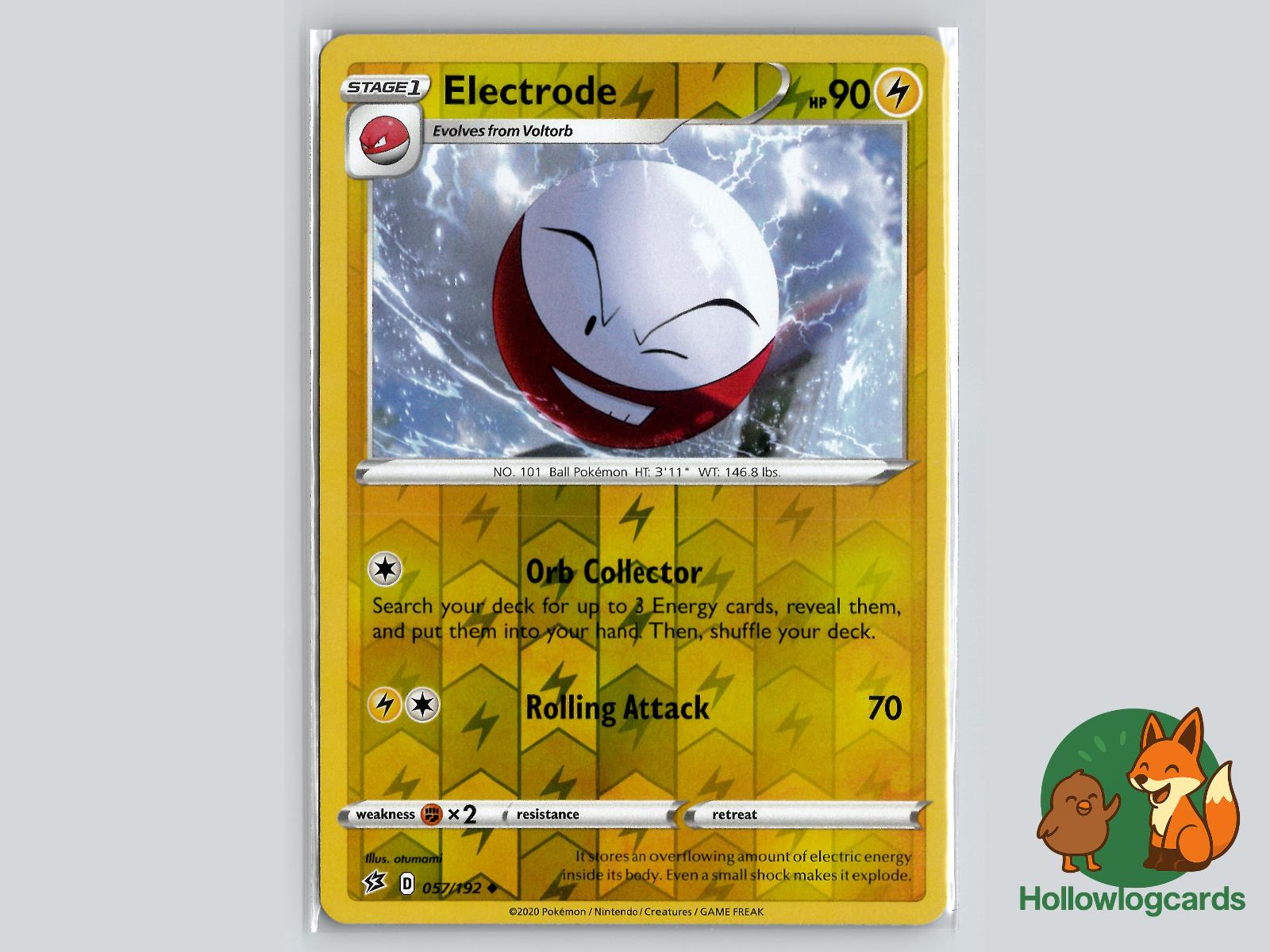 Electrode (057/192) - Rebel Clash Pokémon Card