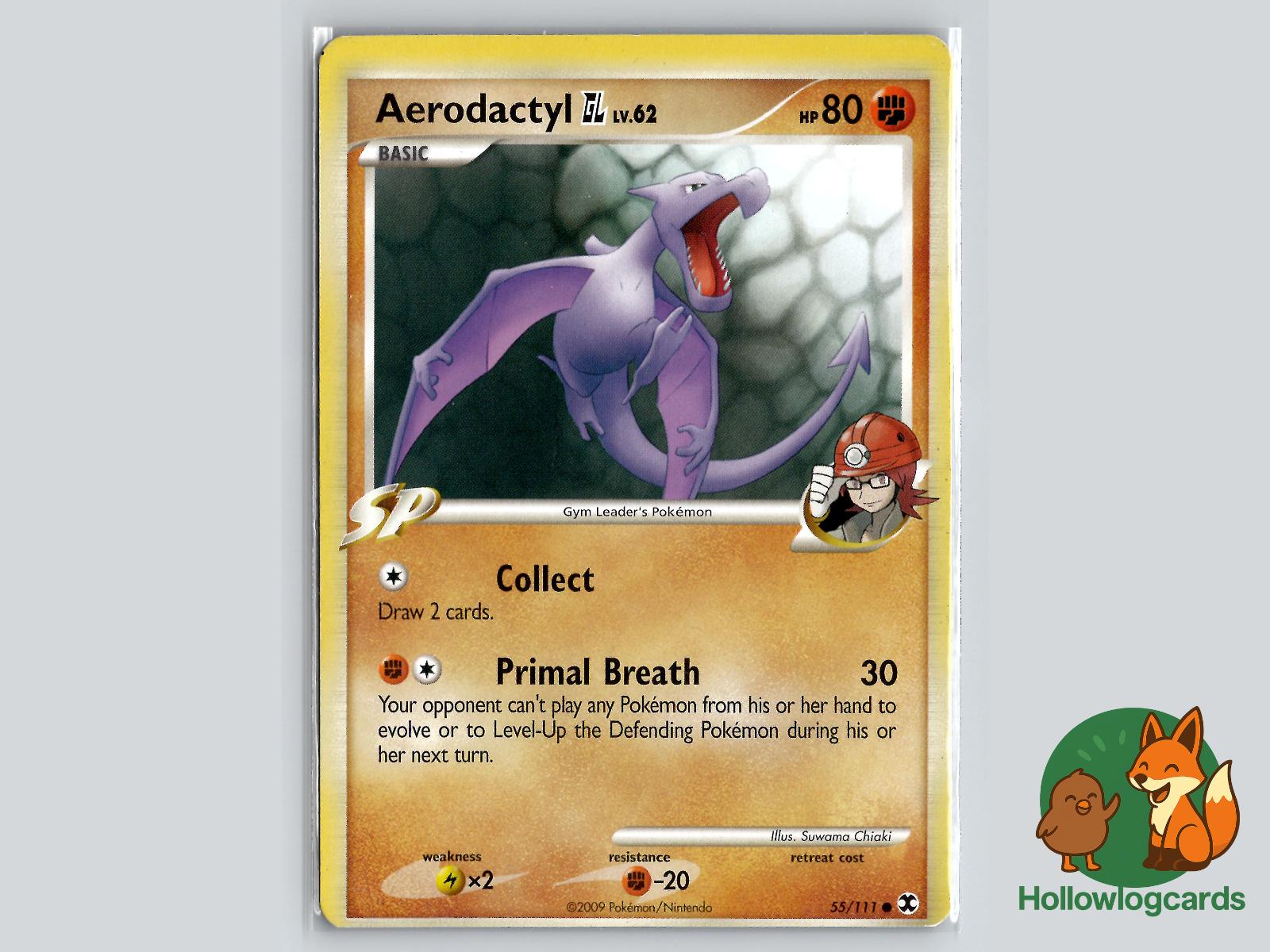 Aerodactyl GL (55/111) - Rising Rivals Pokémon Card