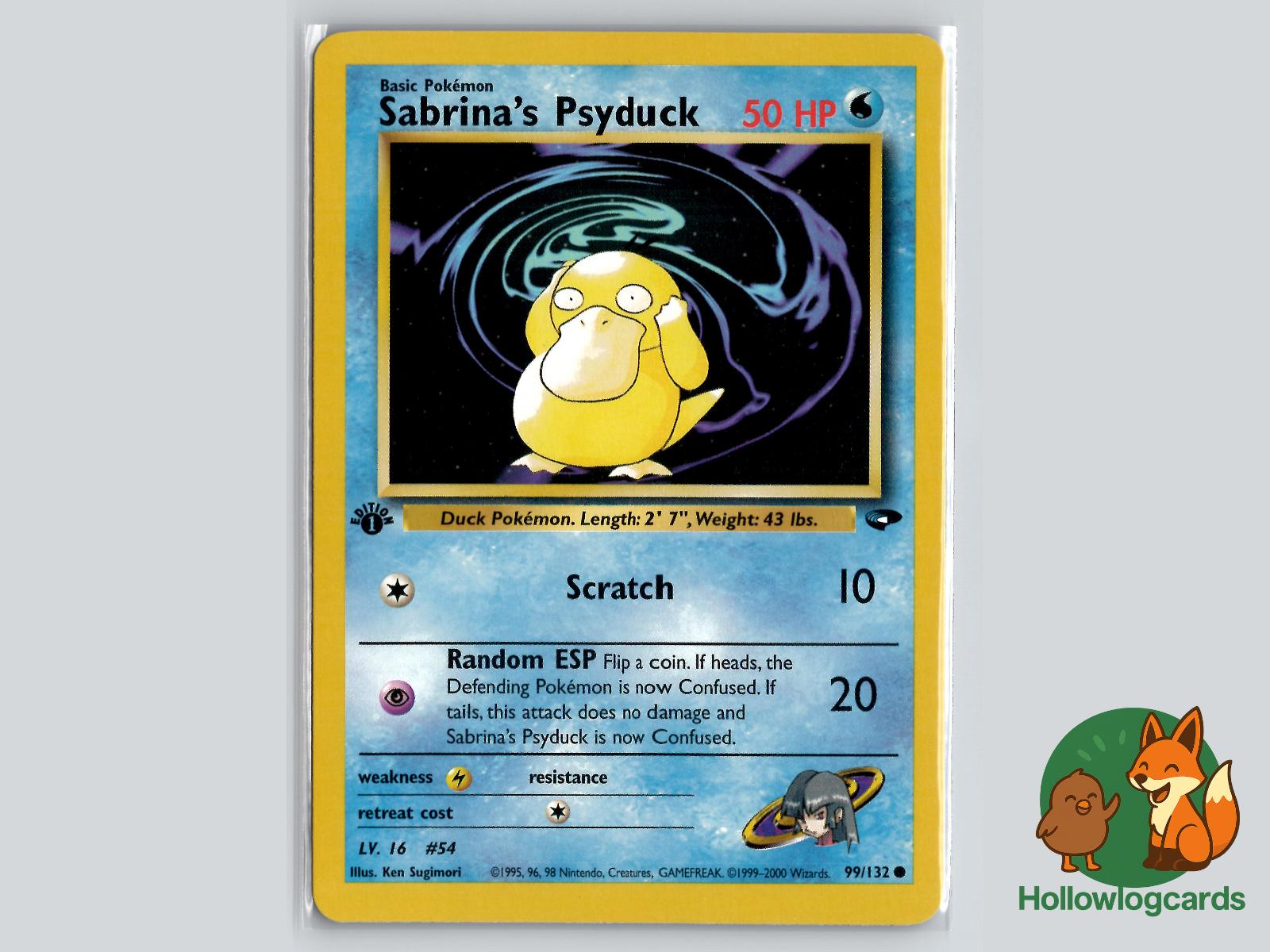 Sabrina's Psyduck (99/132) - Gym Challenge Pokémon Card