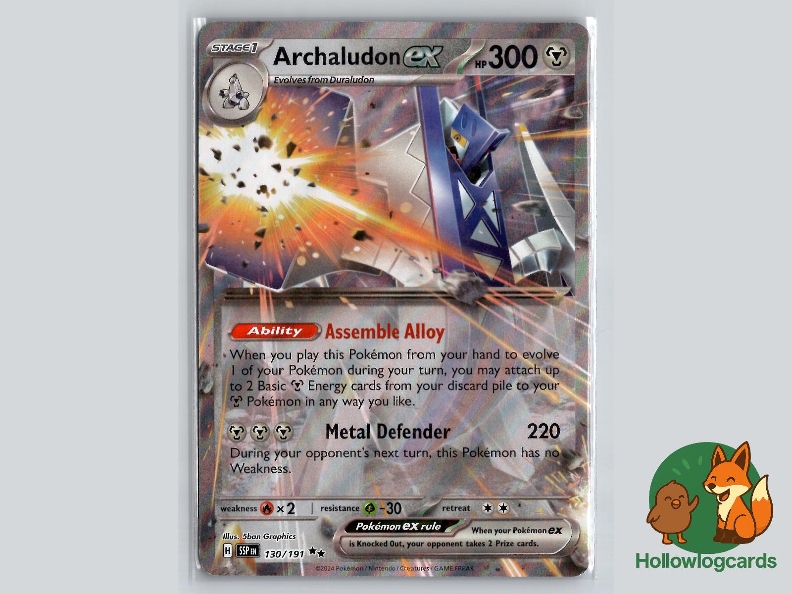 Archaludon ex (130/191) - Surging Sparks Pokémon Card