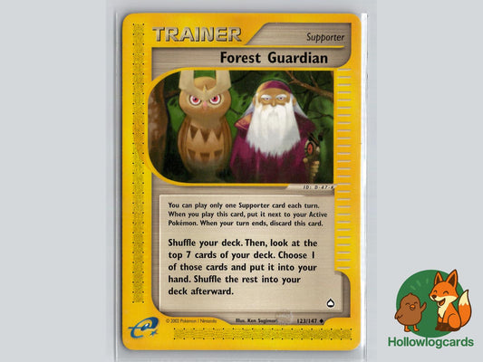 Forest Guardian (123/147) - Aquapolis Pokémon Card