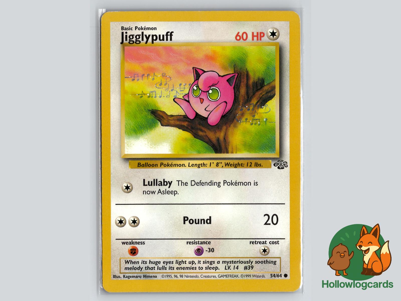 Jigglypuff (54/64) - Jungle Pokémon Card