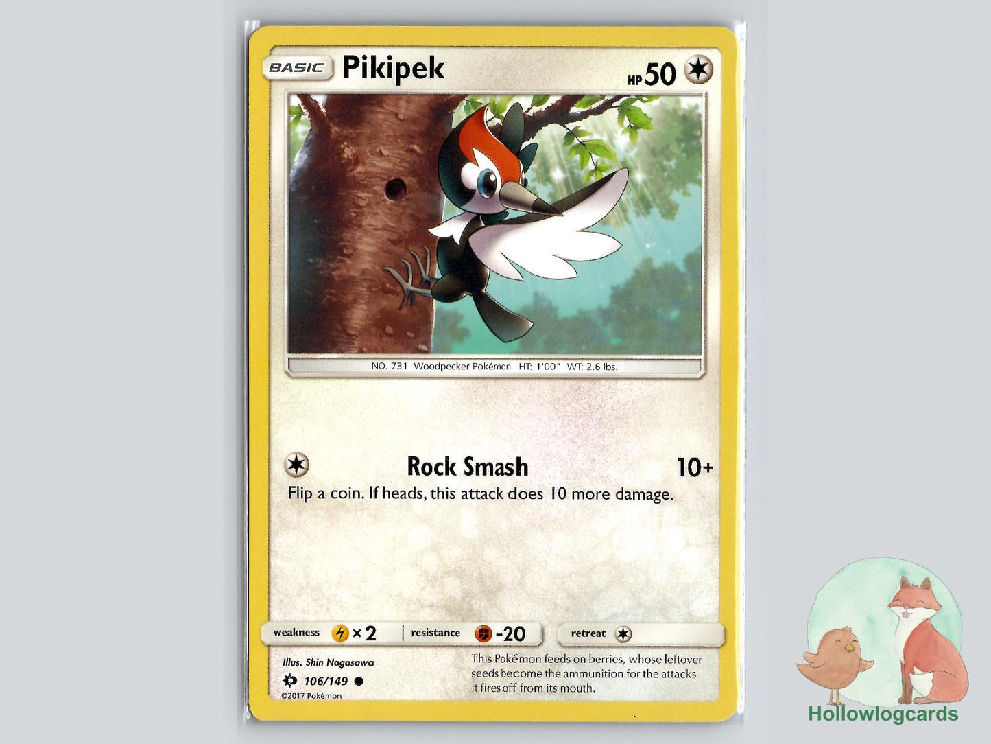 Pikipek (106/149) - Base Pokémon Card