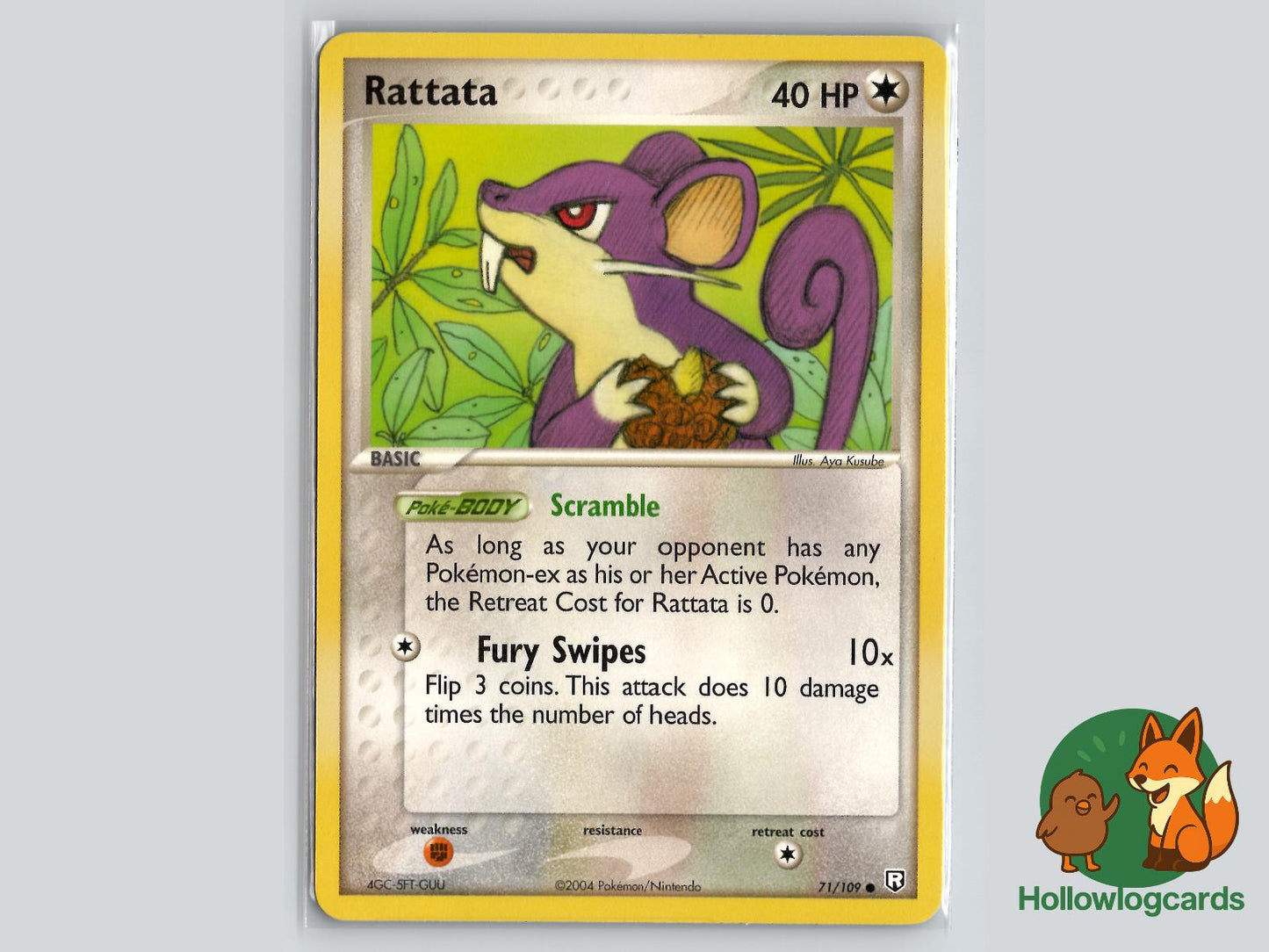 Rattata (71/109) - Team Rocket Returns Pokémon Card