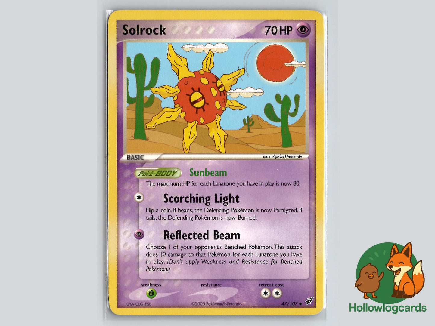 Solrock (47/107) - Deoxys Pokémon Card