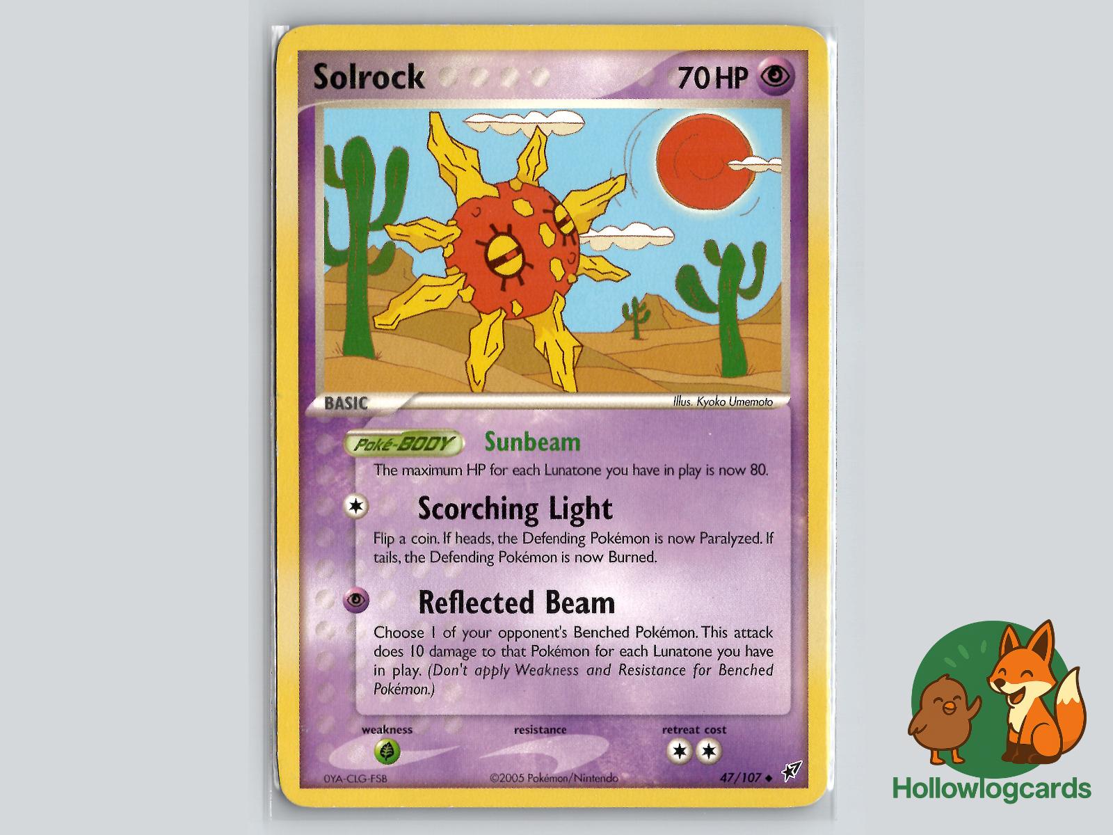 Solrock (47/107) - Deoxys Pokémon Card