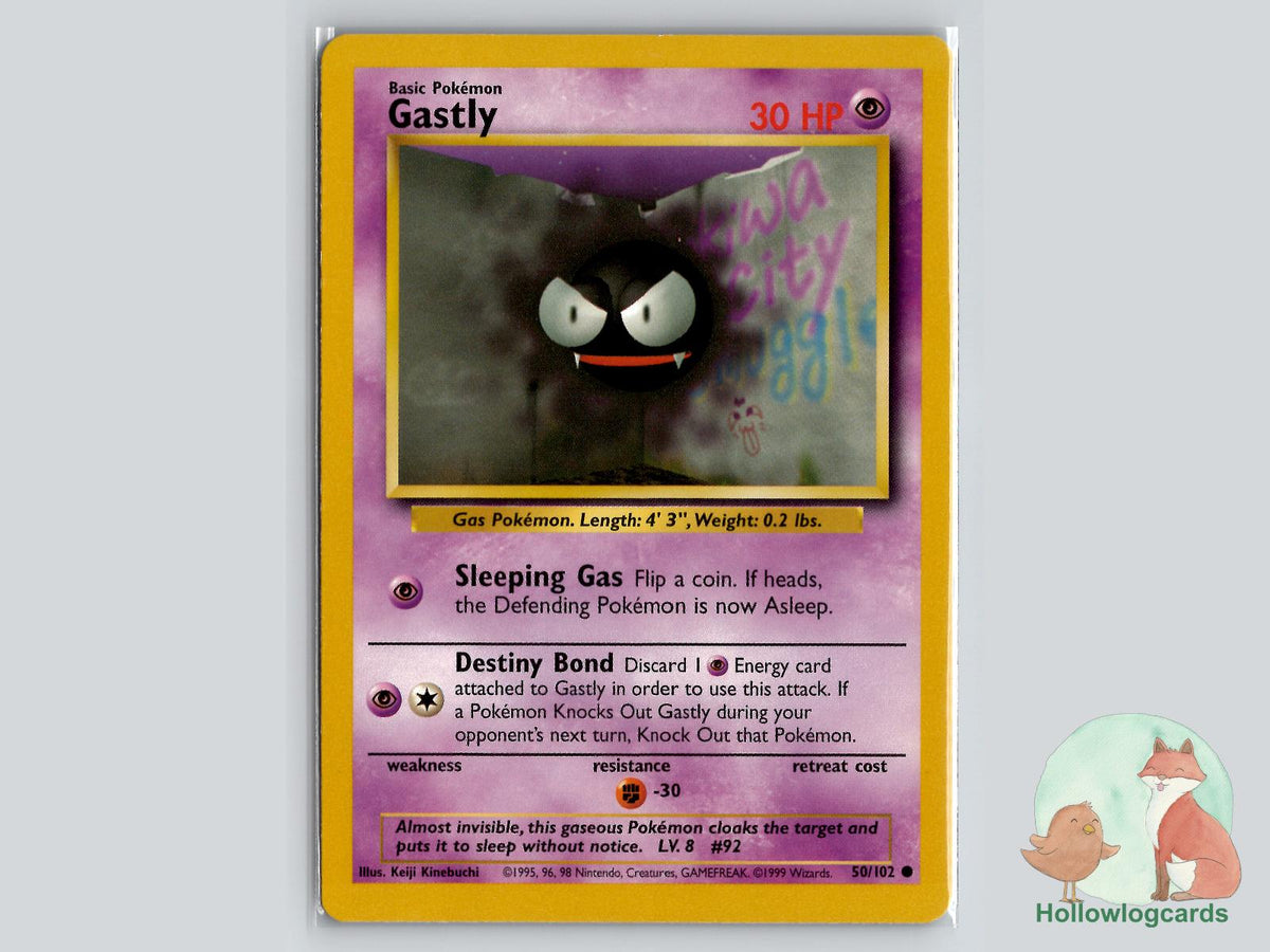 Gastly (50/102) - Base Pokémon Card