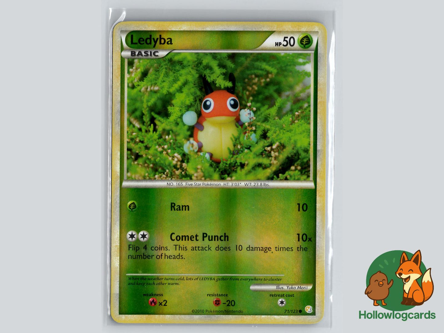 Ledyba (71/123) - HeartGold & SoulSilver Pokémon Card