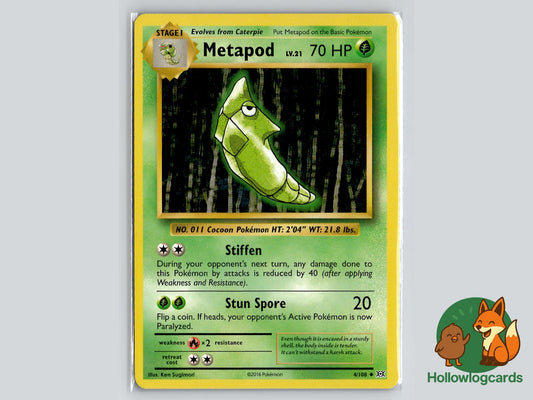 Metapod (4/108) - Evolutions Pokémon Card