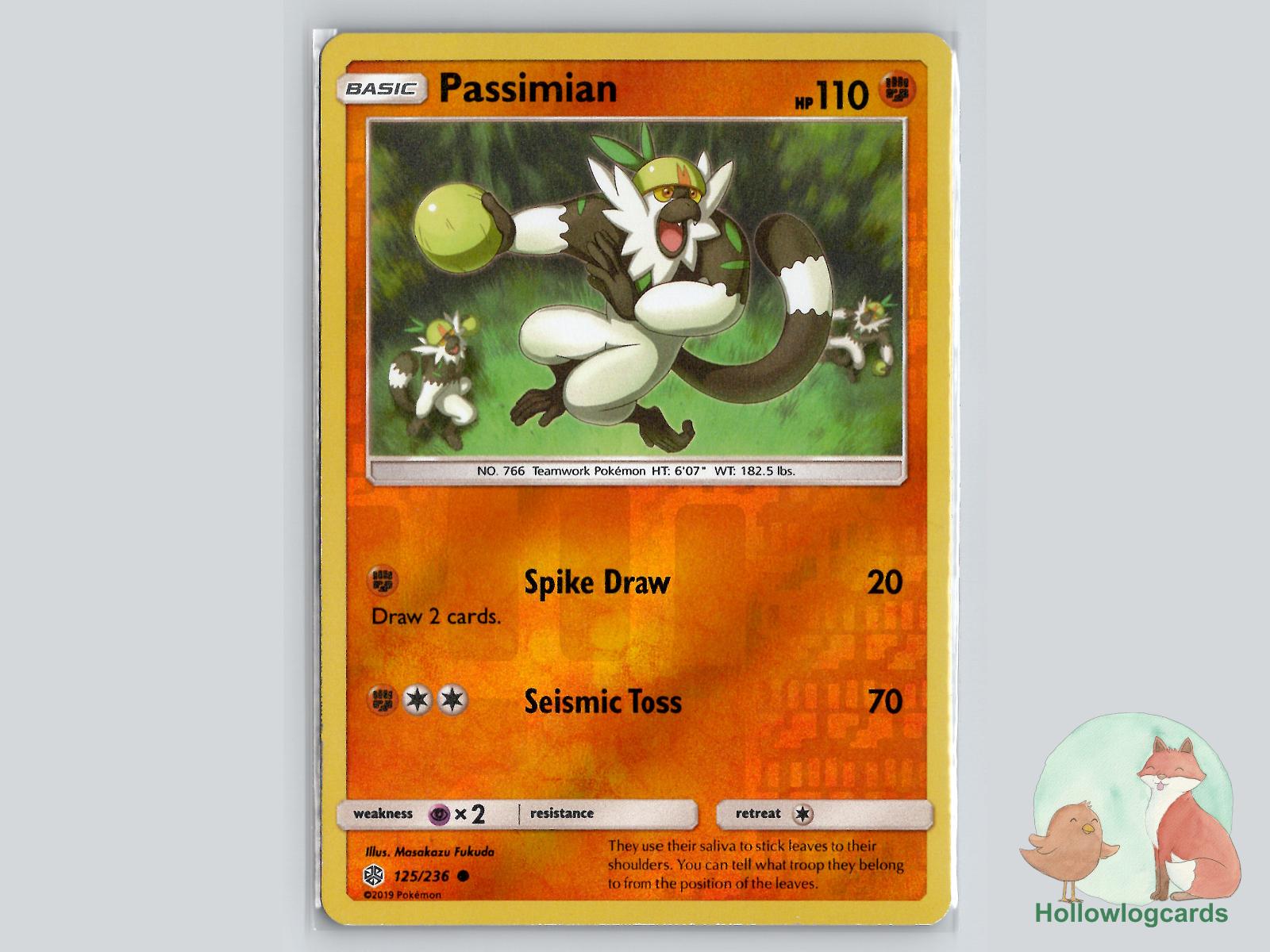Passimian (125/236) - Cosmic Eclipse Pokémon Card