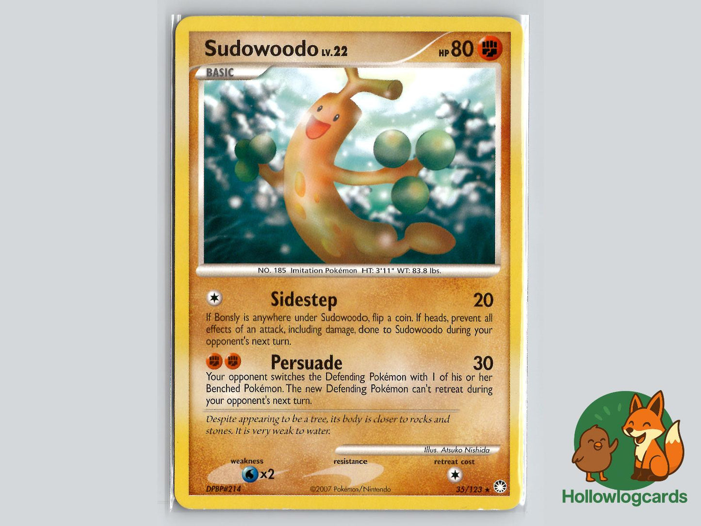 Sudowoodo (35/123) - Mysterious Treasures Pokémon Card