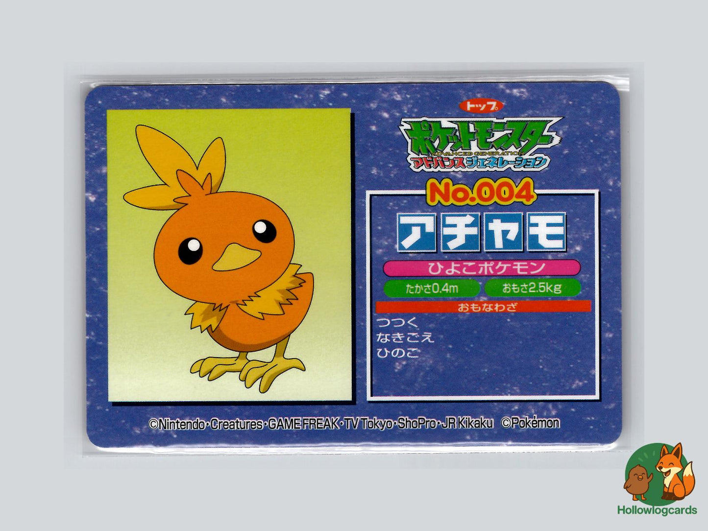 Torchic VS Totodile (No.004) Topsun VS Series - Jap