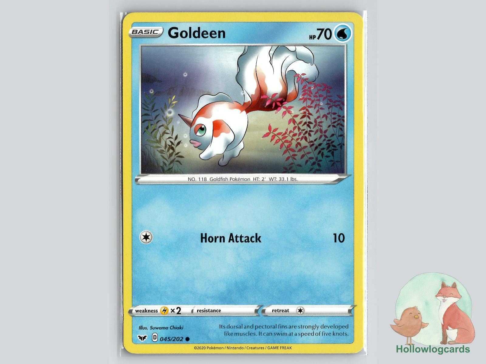Goldeen (045/202) - Sword & Shield Pokémon Card