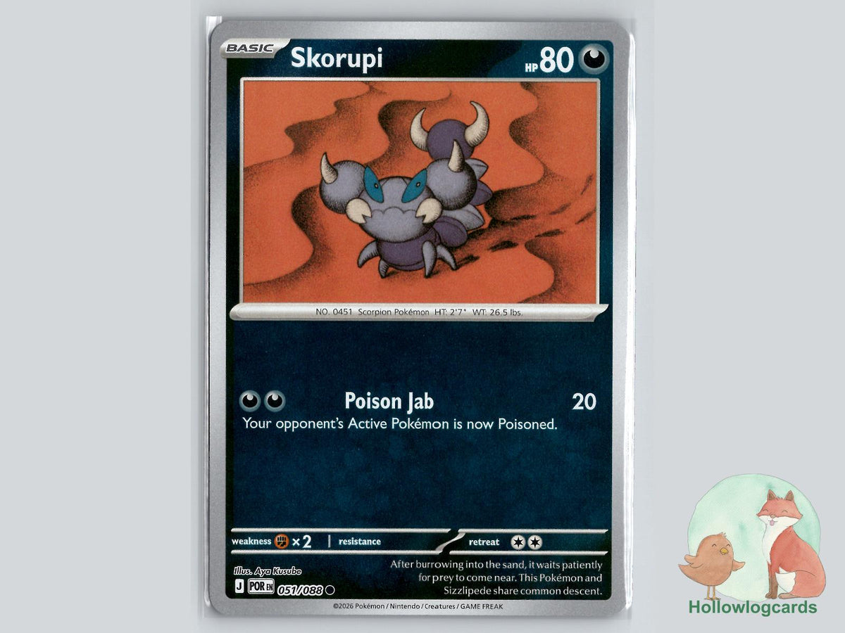Skorupi (051/088) Pokémon Card