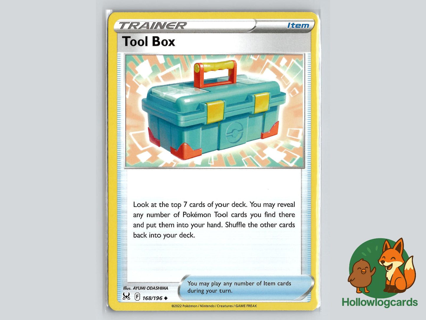 Tool Box (168/196) - Lost Origin Pokémon Card