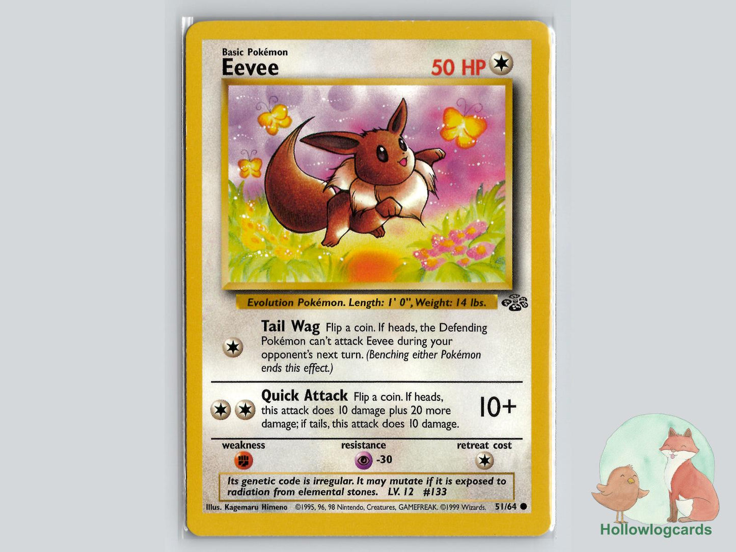 Eevee (51/64) - Jungle Pokémon Card