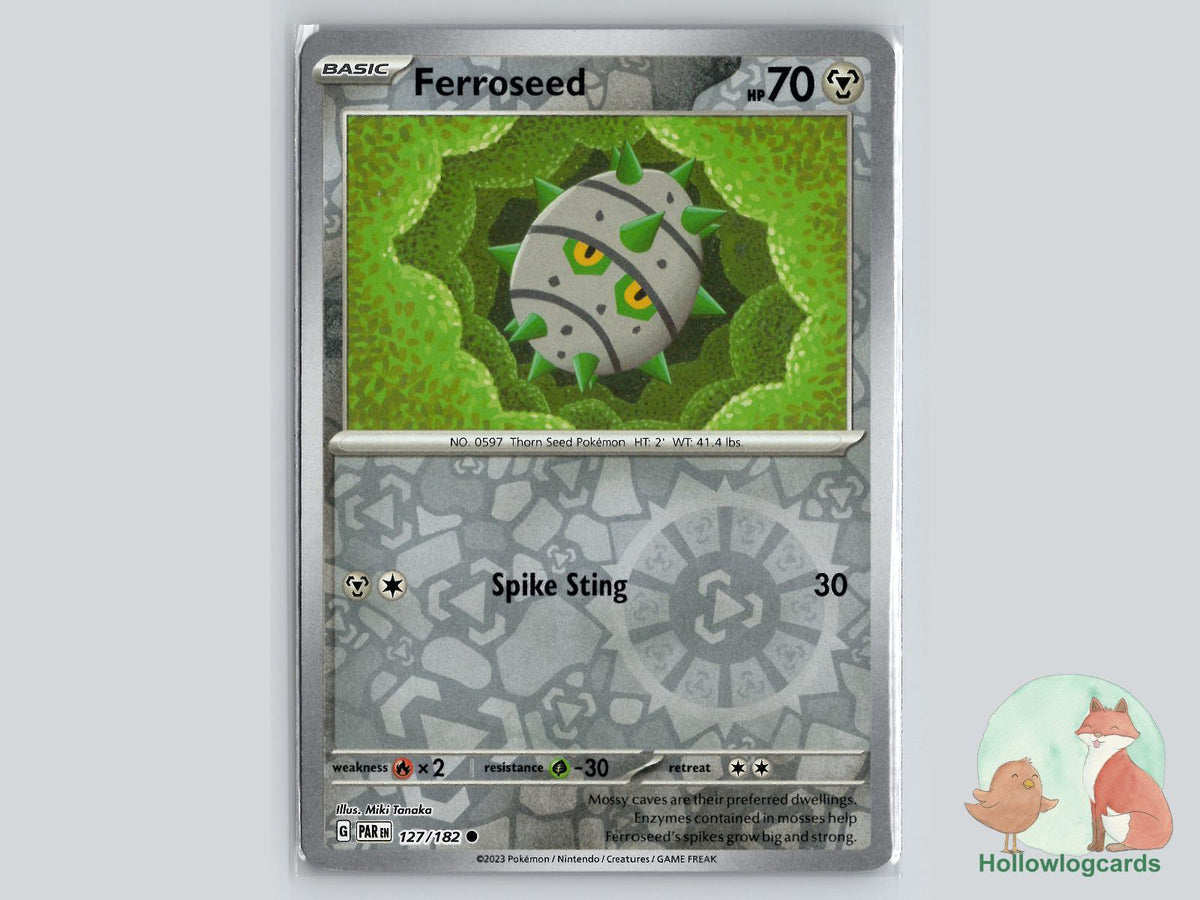Ferroseed (127/182) - Paradox Rift Pokémon Card