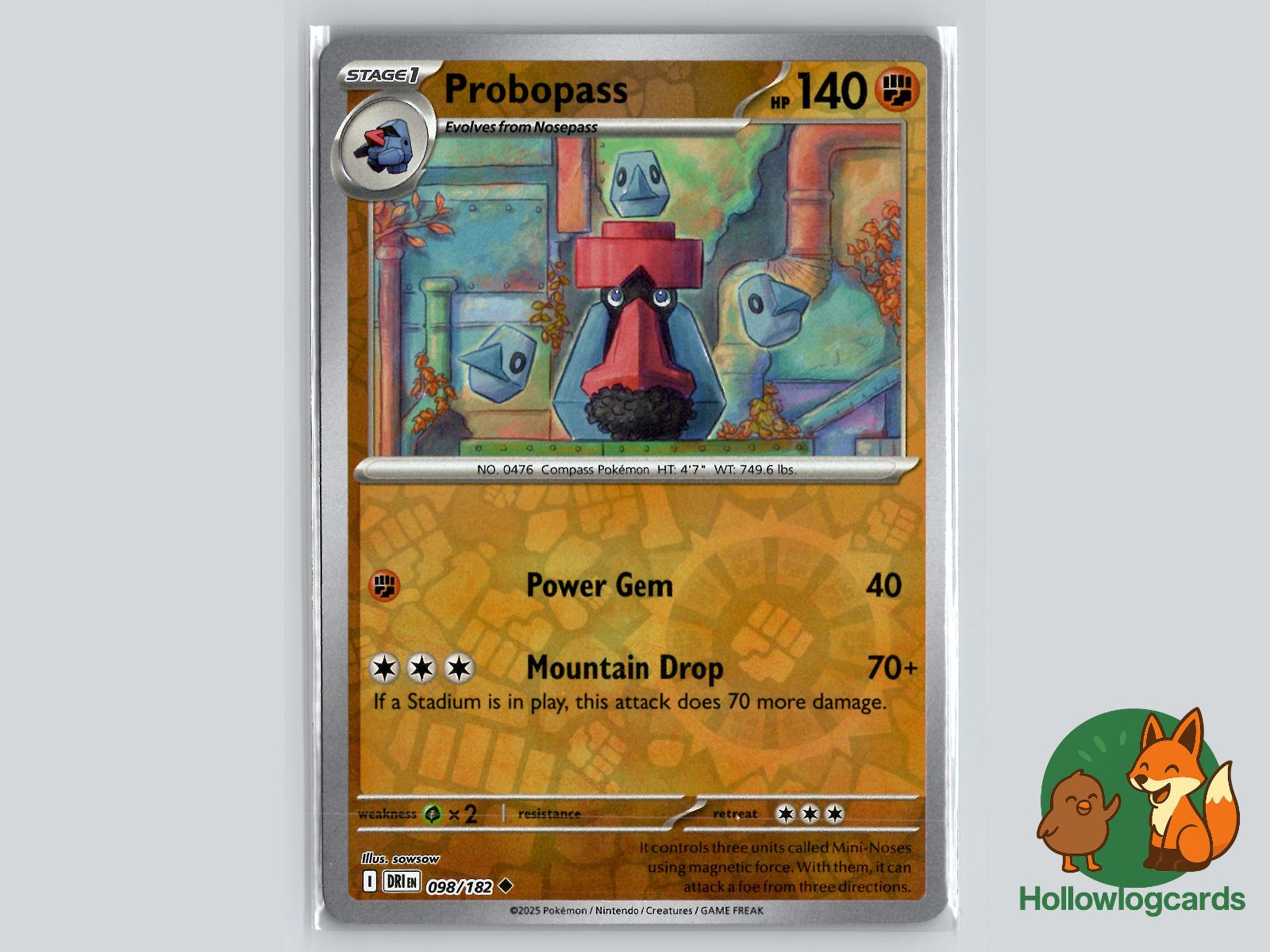 Probopass (098/182) - Destined Rivals Pokémon Card