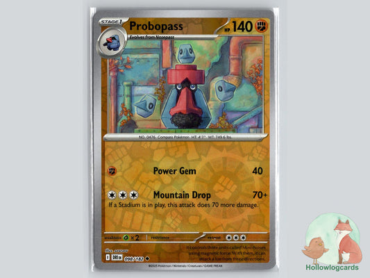 Probopass (098/182) - Destined Rivals Pokémon Card