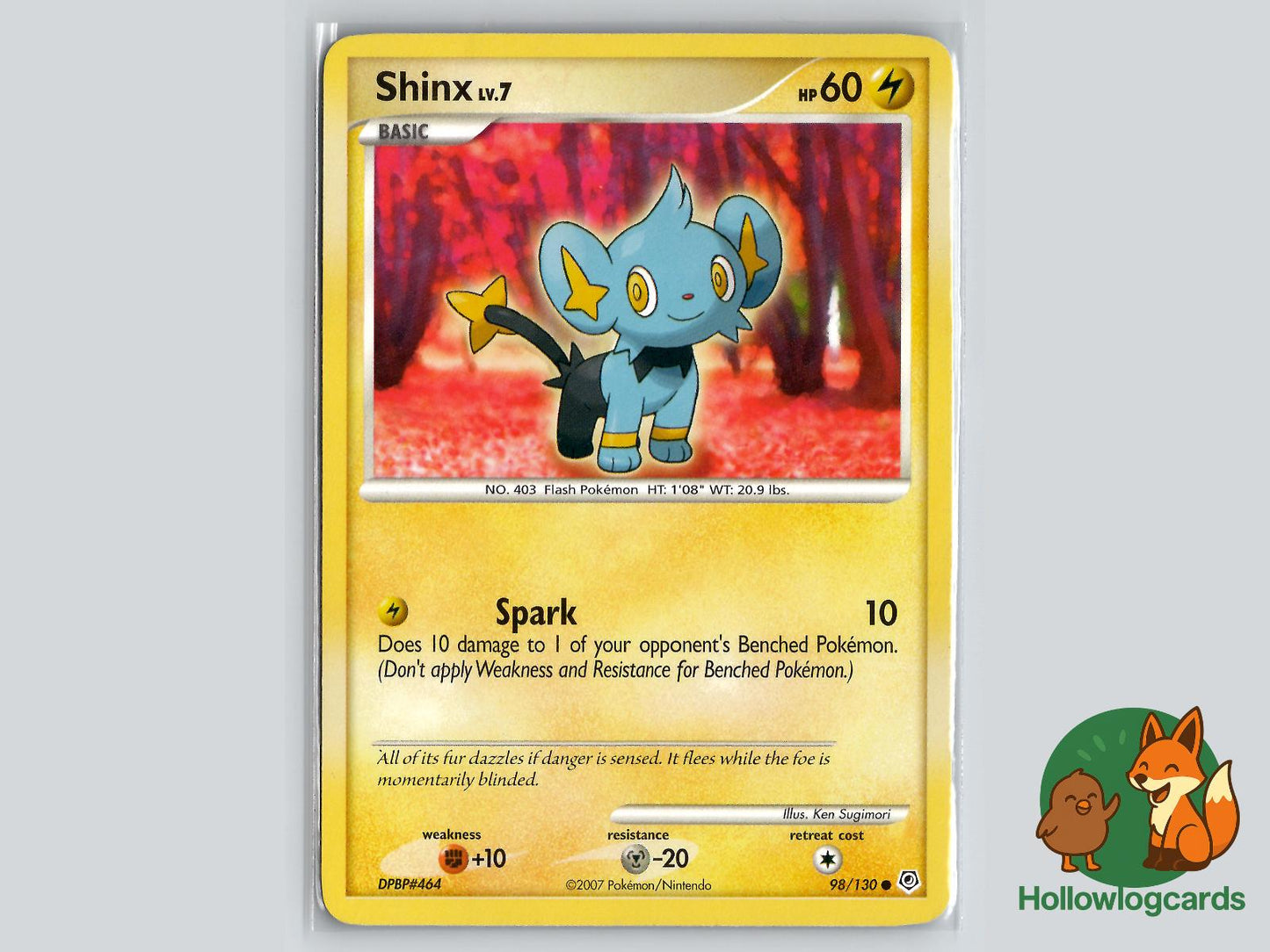 Shinx (98/130) - Diamond & Pearl Pokémon Card