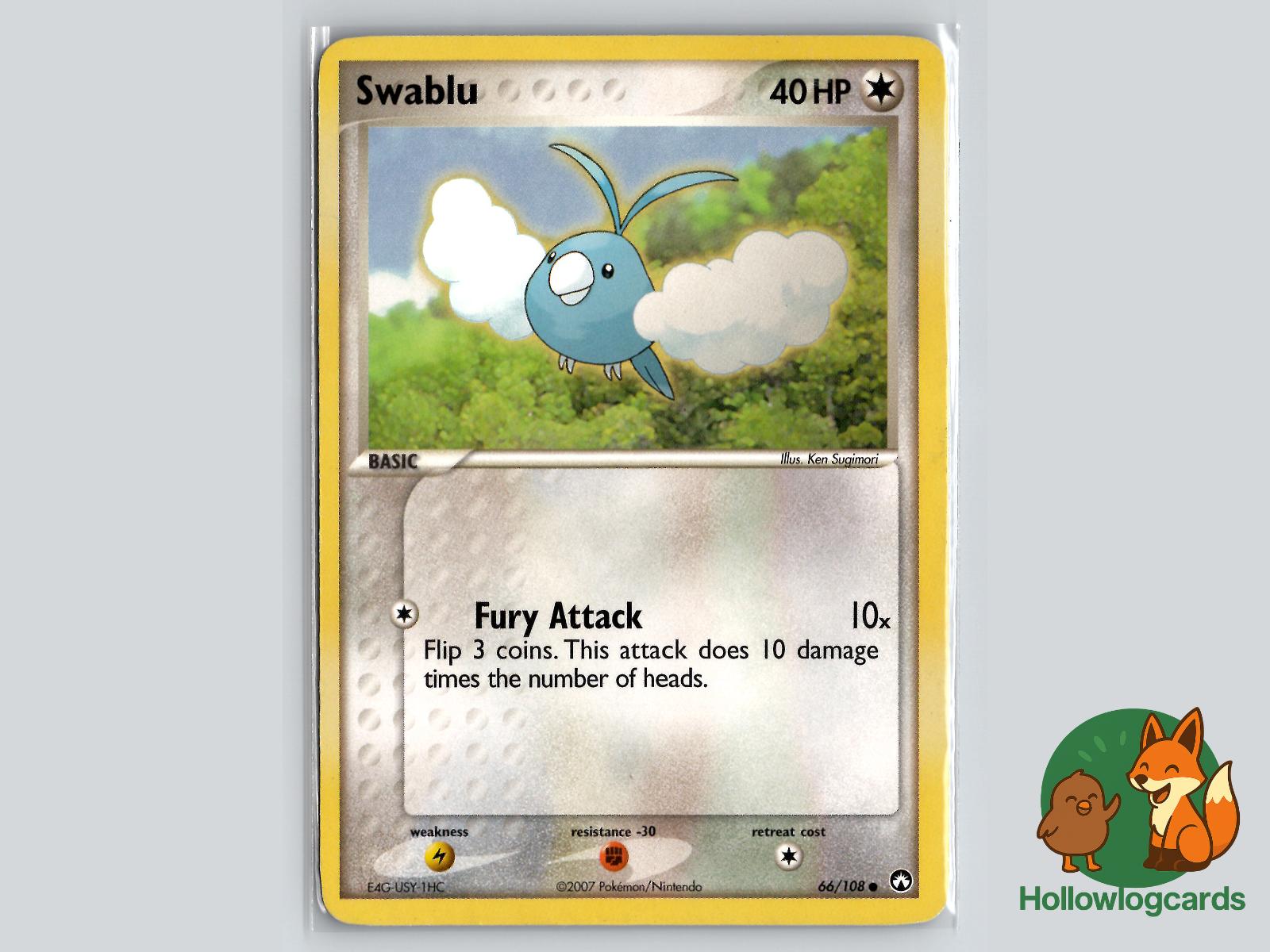 Swablu (66/108) - Power Keepers Pokémon Card