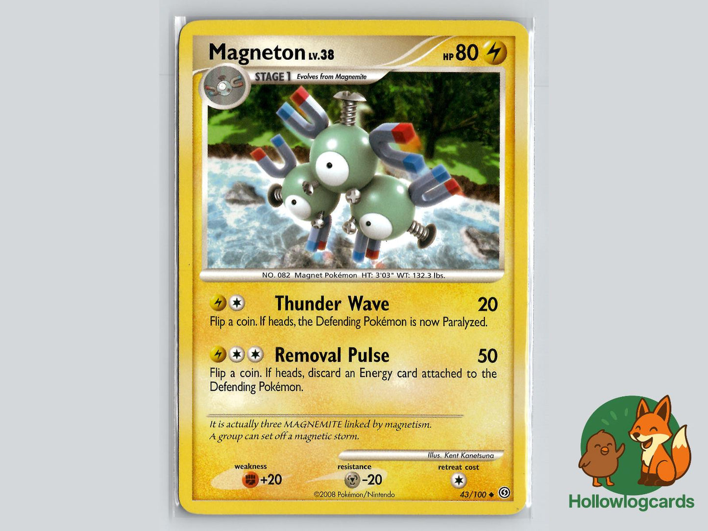 Magneton (43/100) - Stormfront Pokémon Card