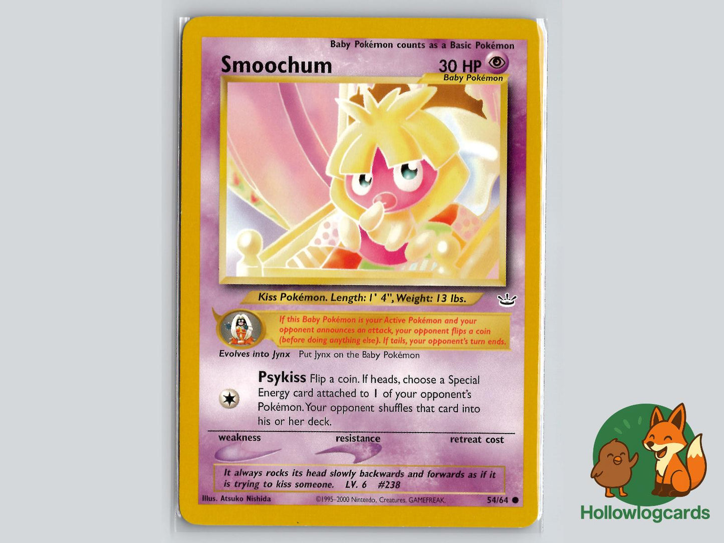 Smoochum (54/64) - Neo Revelation Pokémon Card
