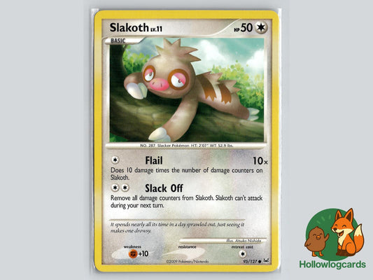 Slakoth (95/127) - Platinum Pokémon Card