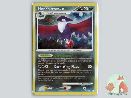 Honchkrow (10/123) - Mysterious Treasures Pokémon Card