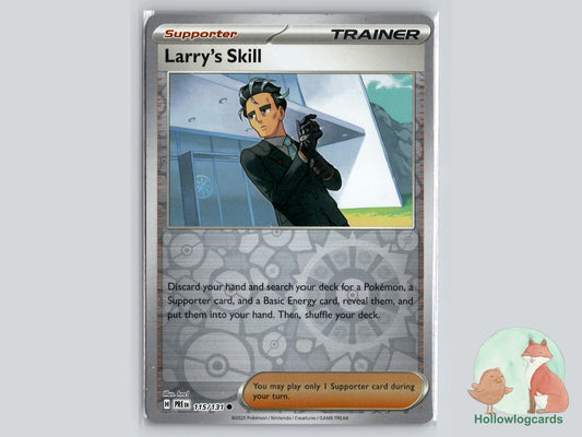 Larry's Skill (115/131) - Prismatic Evolutions Pokémon Card