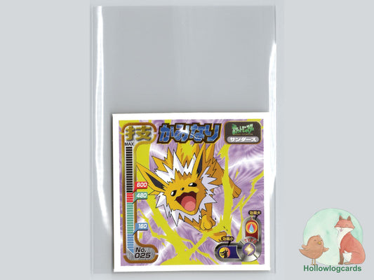 Jolteon (025) - Amada Pokémon Sticker - Thunder - 1998 - JAP - front
