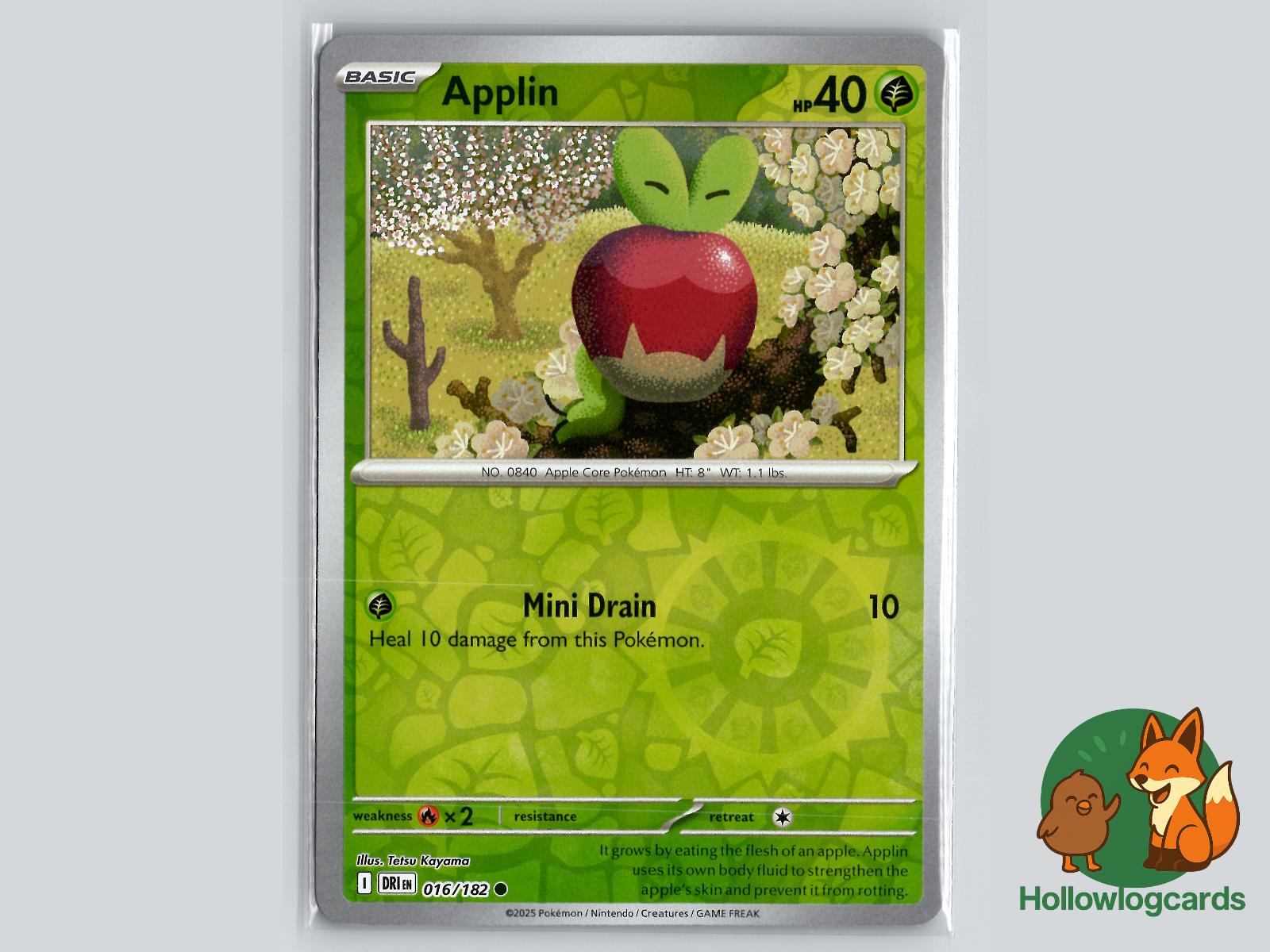Applin (016/182) - Destined Rivals Pokémon Card