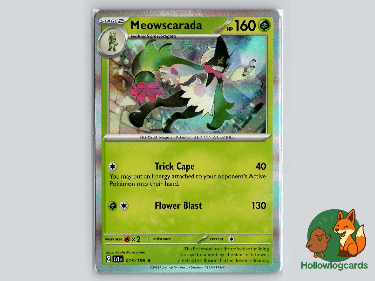 Meowscarada (015/198) - Scarlet & Violet Pokémon Card