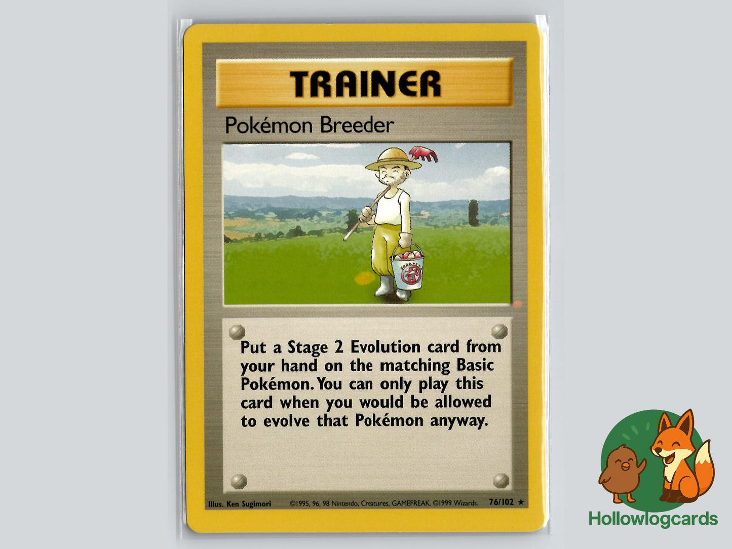 Pokemon Breeder (76/102) - Base Pokémon Card