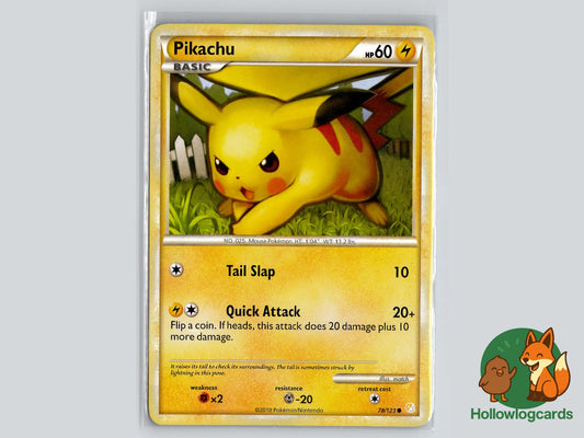 Pikachu (78/123) - HeartGold & SoulSilver Pokémon Card