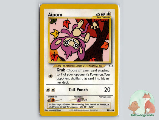 Aipom (41/64) - Neo Revelation Pokémon Card