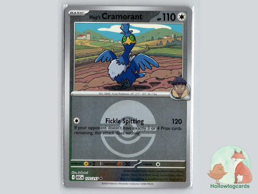 Hop's Cramorant (177/217) Pokémon Card