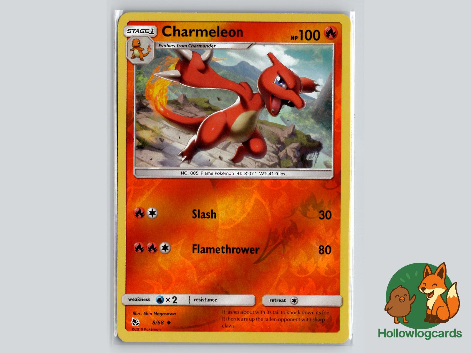 Charmeleon (8/68) - Hidden Fates Pokémon Card