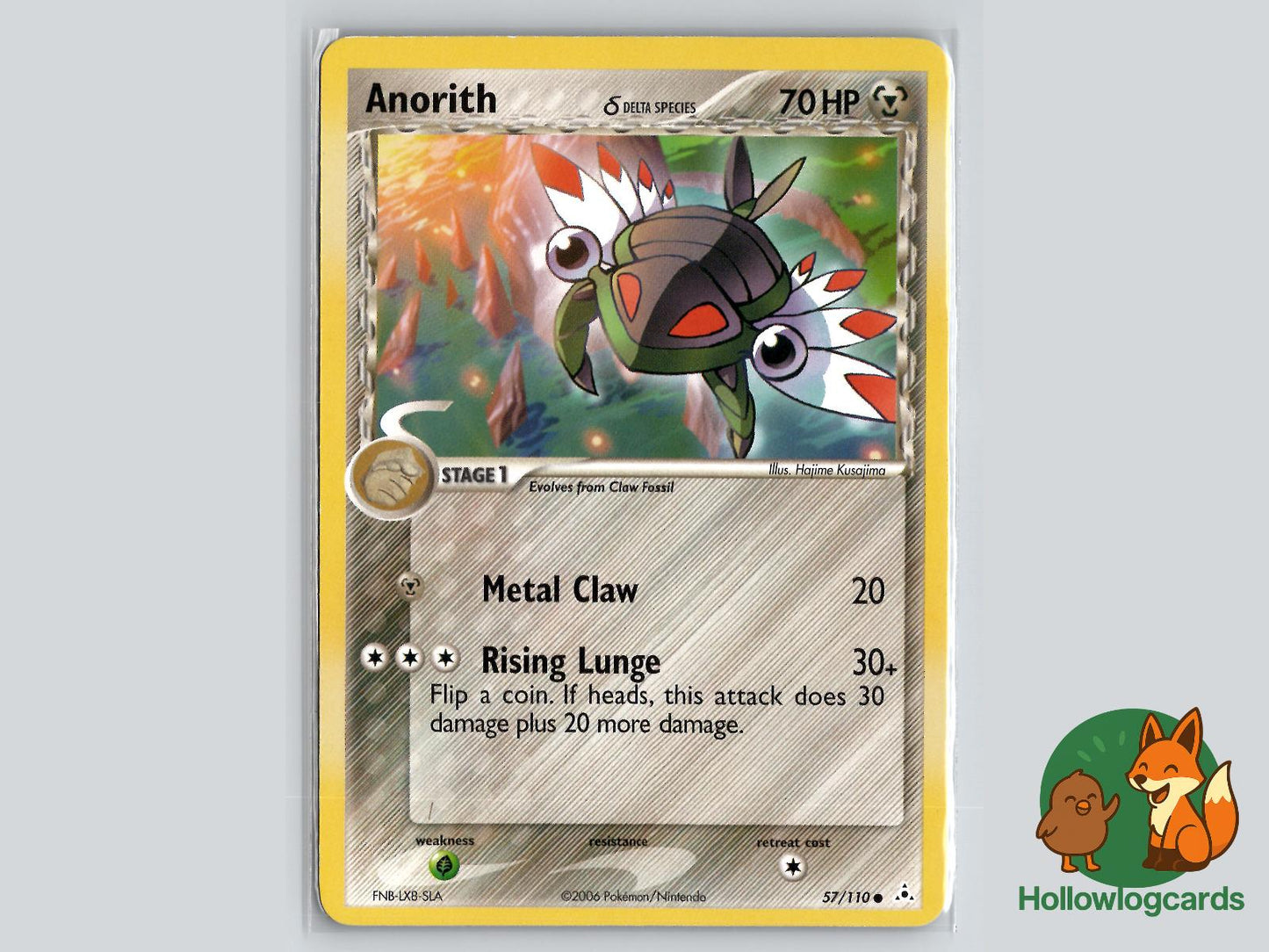 Anorith (57/110) - Holon Phantoms Pokémon Card