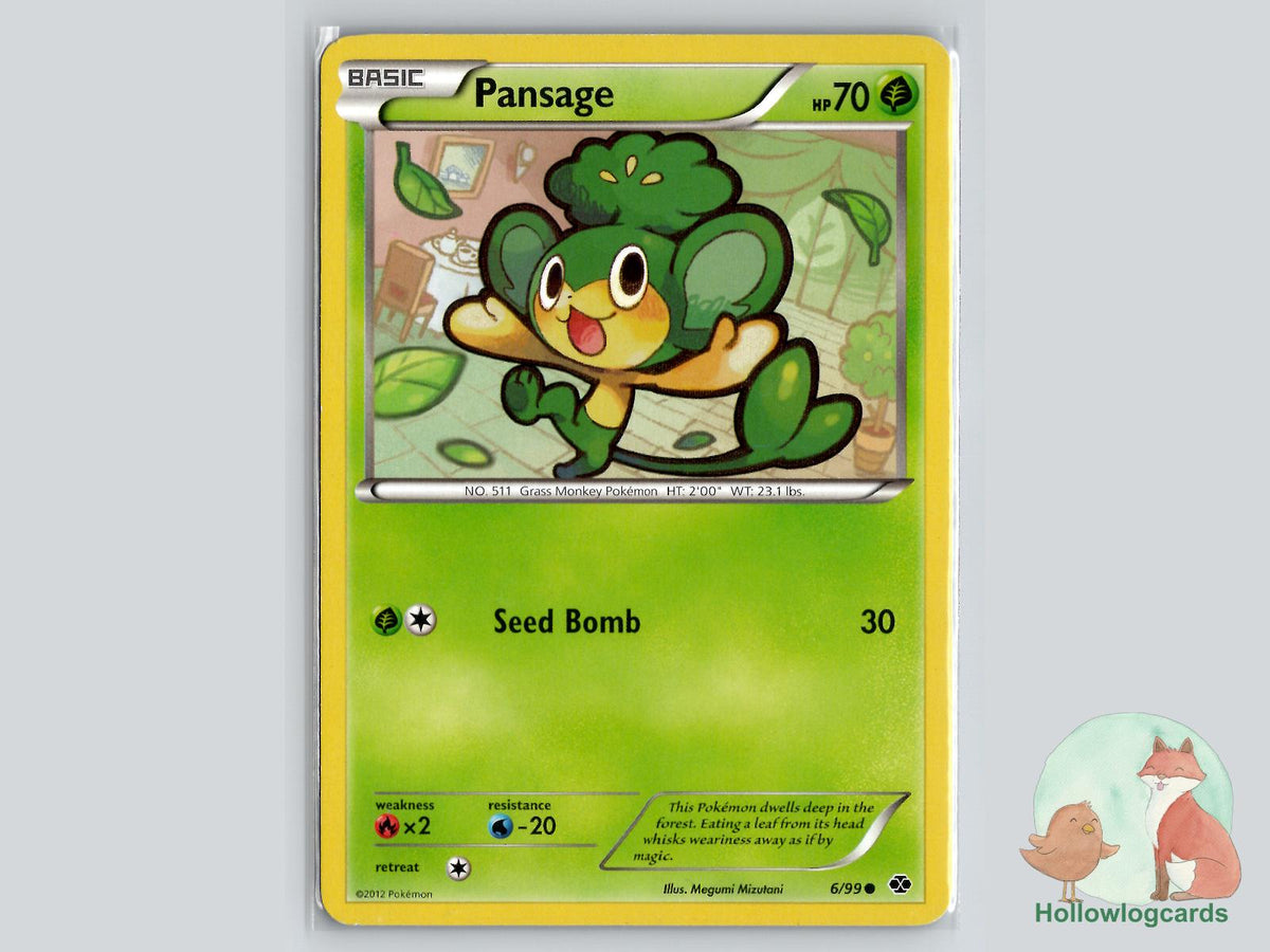 Pansage (6/99) - Next Destinies Pokémon Card