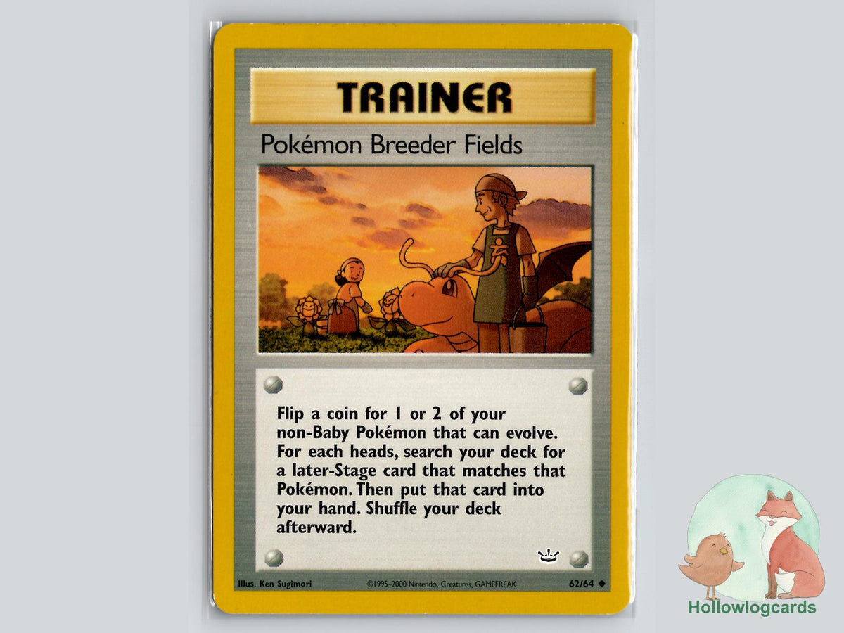 Pokemon Breeder Fields (62/64) - Neo Revelation Pokémon Card