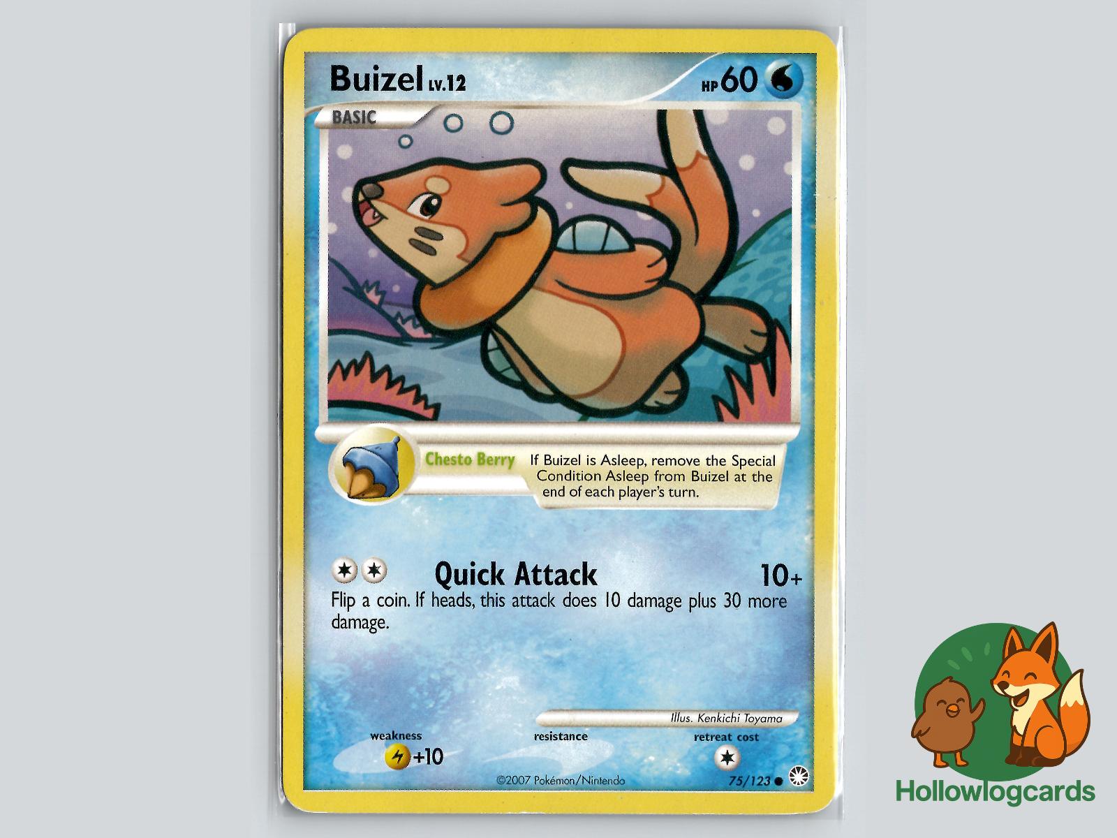 Buizel (75/123) - Mysterious Treasures Pokémon Card