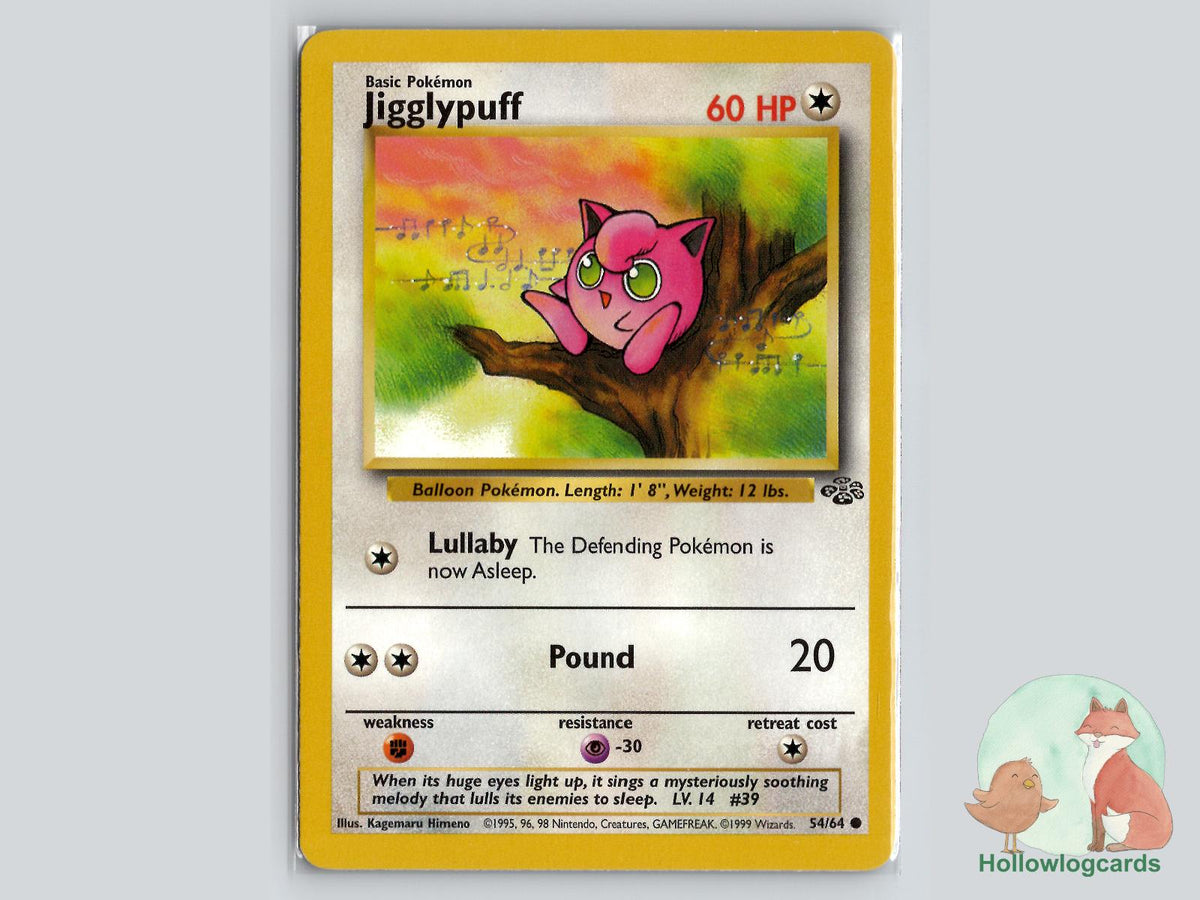 Jigglypuff (54/64) - Jungle Pokémon Card