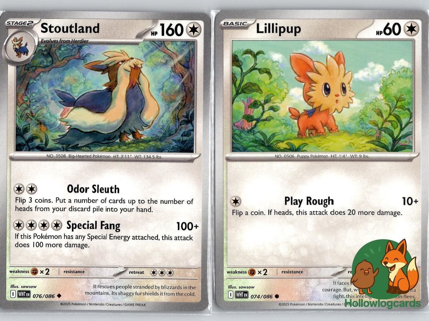 Lillipup (074/086) - White Flare Pokémon Card